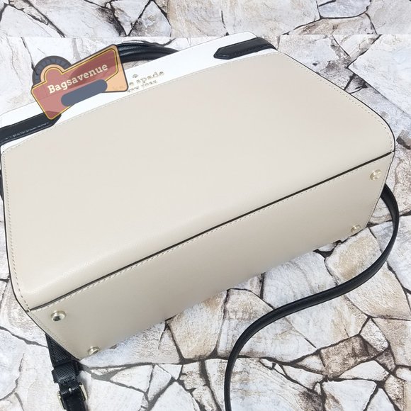 ✨purse staci medium satchel shoulder bag beige leather medium Wallet Kate Spade - Picture 15 of 15